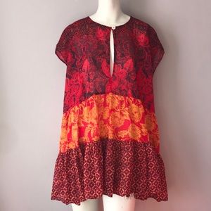Free People Penny Lane Floral Print Dress